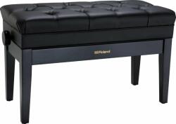 Roland RPB-D500BK kétszemélyes zongora pad állítható vinyl tetõvel tároló rekesszel - szatén fekete (RPB-D500BK)