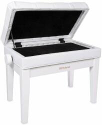 Roland RPB-500PW zongora pad állítható magasságú vinyl tetõvel tároló rekesszel - fényes fehér (RPB-500PW)