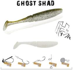 Herakles Ghost Shad 10cm White/Silver gumihal 8 db/csg (ARHKAU06)