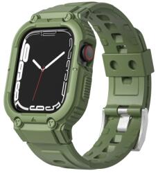 Husă de protecție GLACIER pentru Apple Watch 9 / 8 / 7 (45 mm) / 6 / SE / 5 / 4 (44 mm) / 1, 2, 3 (42 mm) verde