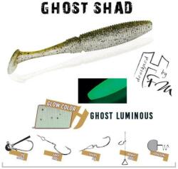 Herakles Ghost Shad 5cm Ghost Luminous Fluorescent gumihal 8 db/csg (ARHKBA09)