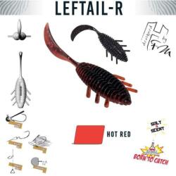 Herakles Leftail-R 1, 8" 4, 5cm Hot Red lágy műcsali 10 db/csg (ARHKLER145)
