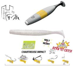 Herakles Fat Shad-OW105 4, 2" 10, 5cm Chartreuse Impact gumihal 6 db/csg (ARHKSOFA34)