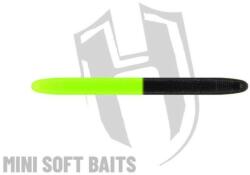 Herakles RDB Worm 60mm CRAB Black Chartreuse lágy műcsali 14 db/csg (ARHKVRWCR07)