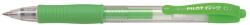 Pilot Zselés toll 0, 7mm, nyomógombos Pilot G-2, írásszín neon zöld (BLG27NG) - pencart
