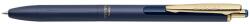 Zebra Zselés toll 0, 5mm, kék fém test, Zebra Grand Sarasa, írásszín kék (2250135) - pencart