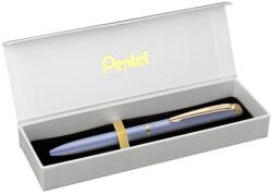 Pentel Rollertoll 0, 7mm fém pasztell lila test, Pentel Energel BL2007PV írásszín kék (39037) - pencart