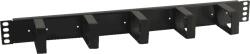 Pulsar RAOK-1P 19" kábel rendező panel; 1U; vízszintes; műanyag (RAOK-1P)