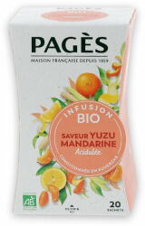 Pagès Ceai BIO pentru revigorare (yuzu, mandarine) Pages 20 plicuri