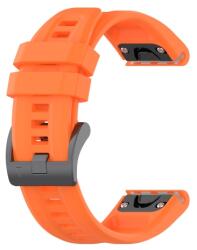  SZILIKON szíj Garmin Fenix 7S / 7S Pro / 7S Solar / 7S Sapphire narancshoz