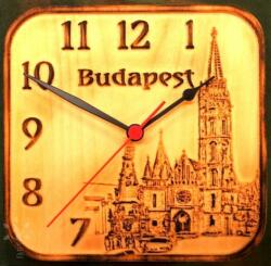 Fa-Time Mátyás templom óra (kicsi) (Budapest panoráma sorozat) (Bp-7-K) (Bp-7-K)