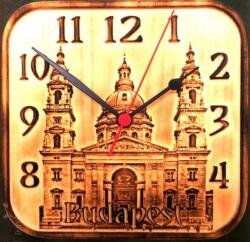 Fa-Time Bazilika óra (kicsi) (Budapest panoráma sorozat)(Bp-3-K) (Bp-3-K)