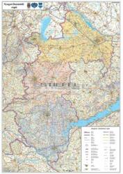 Stiefel A Nyugat-Dunántúl régió járásainak térképe (125004)