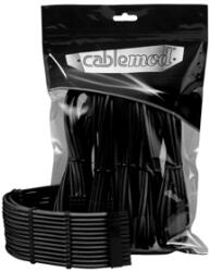 CableMod Set cabluri prelungitoare CableMod PRO ModMesh, cleme incluse, Black, CM-PCAB-BKIT-NKK-3PK-R