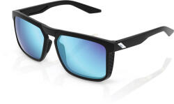 100% RENSHAW fekete napszemüveg (kék lencsével)
