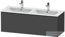 Duravit D-NEO 1280x462 mm-es 1 fiókos alsószekrény 233613 mosdóhoz, Graphite Matt Decor DE426504949 (DE426504949)