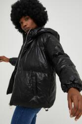 Answear Lab geaca femei, culoarea negru, de iarna, oversize BMYY-KUD0AM_99X