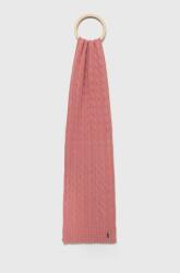 Ralph Lauren esarfa din bumbac culoarea roz, neted 9BYY-SAD072_30X