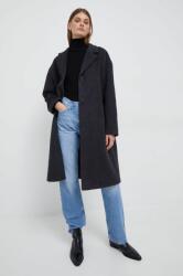 Calvin Klein palton de lana culoarea gri, de tranzitie 9BYY-KPD07W_90X