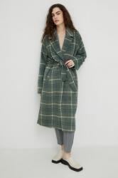 Bruuns Bazaar palton femei, culoarea verde, de tranzitie, oversize 9BYY-KPD0A0_96X