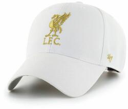 47brand șapcă Epl Liverpool culoarea alb, cu imprimeu M9KK-CAU05D_00X
