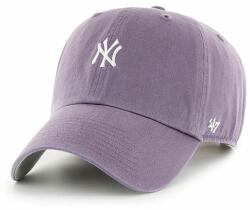 47 brand 47brand sapca Mlb New York Yankees culoarea violet, cu imprimeu M9KK-CAU07A_48X