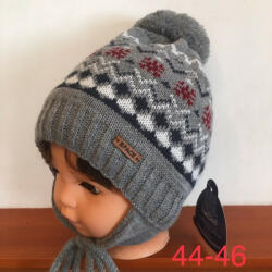  Minimanó téli kötött sapka (44-46) - Space szürke
