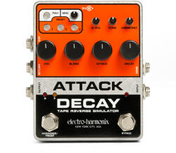 Electro-Harmonix effektpedál - Attack Decay rev. tape simulator - ÁRVÁLTOZÁS - EH-AttackDecay