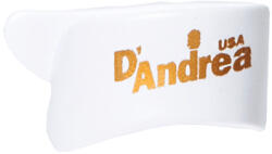 D'ANDREA R371 MD WHT - Pack of 12 Medium Plastic Thumbpicks - E141E