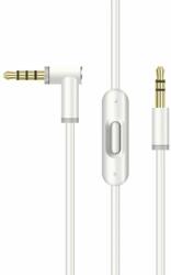 PadForce Cablu audio PadForce de 1.50m cu microfon RemoteTalk incorporat pentru casti Beats, Jack 3.5mm - Alb