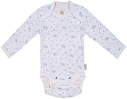 Bio Baby Боди с дълъг ръкав Bio Baby - Органичен памук, 74 cm, 6-9 месеца (97220134) - baby