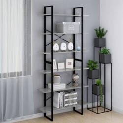 vidaXL Dulap înalt, gri sonoma, 100x30x210 cm, lemn prelucrat (821325) Biblioteca