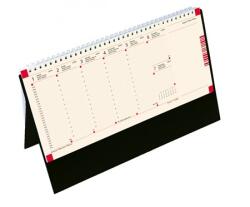 TopTimer Asztali naptár 2024 TOPTIMER álló C051, fekete hátlap, jegyzetblokkos (C510T-003)