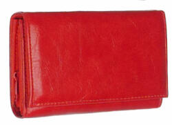 Best Italia Közép méretű kombinált belsejű halvány piros műbőr pénztárca (90 v halvány piros)