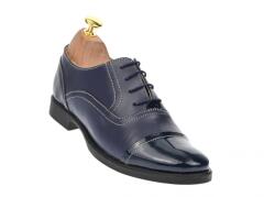 Rovi Design Pantofi dama bleumarin casual din piele naturala - P293BL - ellegant