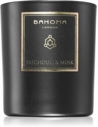 Bahoma London Obsidian Black Collection Patchouli & Musk illatgyertya 220 g