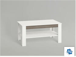 WIPMEB Blanco 12 dohányzóasztal fehér fenyő/mdf new grey& - mindigbutor