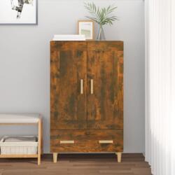 vidaXL Dulap înalt, stejar fumuriu, 70x31x115 cm, lemn prelucrat (817483) Comoda
