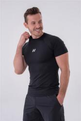 NEBBIA Funkcionális Slim-fit póló 324 - FEKETE (L) - NEBBIA