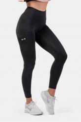 NEBBIA Active leggings magas derékkal és oldalzsebbel 402 - Fekete (L) - NEBBIA