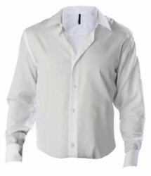 Kariban Férfi ing Kariban KA522 Men'S Fitted Long-Sleeved non-Iron Shirt -L, White