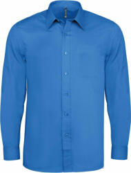 Kariban Férfi ing Kariban KA545 Jofrey > Long-Sleeved Shirt -4XL, Light Royal Blue