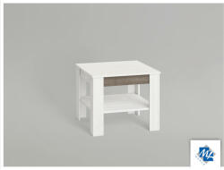 WIPMEB Blanco 13 dohányzóasztal fehér fenyő/mdf new grey& - sprintbutor