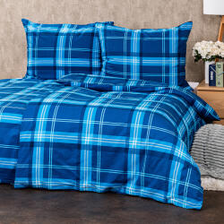 4Home Lenjerie de pat din flanelă 4Home Blue paid, 140 x 200 cm, 70 x 90 cm