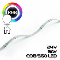 PannonLED COB LEDSZALAG 560 led/m IP20 24V, 16W/m RGBW természetes fehér 75662 (75662)