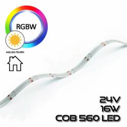 PannonLED COB LEDSZALAG 560 led/m IP20 24V, 16W/m RGBW meleg fehér 75652 (75652)