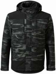 MALFINI Jachetă de iarnă softshell pentru bărbați Camo Vertex - Camuflaj gri | L (W56C215)