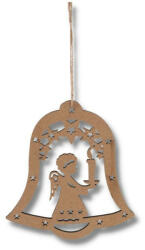  Fa dekoráció Angyalka gyertyával (43-483707)