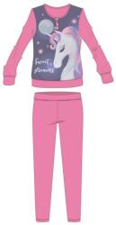 Exity Unikornis téli pamut gyerek pizsama (UNI-INTPYJ-0110_roz_104)