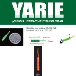 Yarie Jespa YARIE AMIBAITS 691 0.9 2.3cm 30F Orange/Silver Glitter